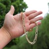 Eseres Figaro Chain Necklace for Men 12MM Figaro Link Chain