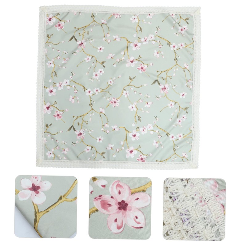 CIYODO 1pc Elegant Wedding Tablecloth Decorative Floral Design for Home