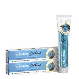 Herbodent® Blackseed Toothpaste with Natural Particles | THYMOQUINONE Improves Micro-Hardness Level of Enamel | Sensitivity & Cavities Protection | 7 Organic Herbs-Neem, Tomar (2, 6.53 Ounce)