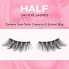 Sixstarhair Half Lashes Natural Looking Cat Eye Lashes with Clear