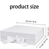 Gift Box with Bow, Magnetic Gift Box with Lid, for