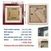 Zxt-Parts 8x8 Picture Frames with 6x6 Opening Mat. 8x8 Square