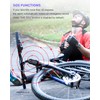 KINOEE Bicycle Alarm, Anti-Theft Burglar Wireless Alarm with Remote Control