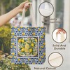 Italian Amalfi Coast Lemon Canvas Tote Bag, Lemon Themed Gifts