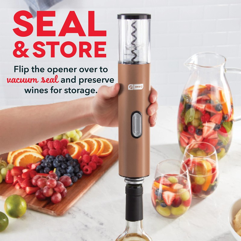 Dash Serve & Preserve Wine Set – Rechargeable Electric Wine