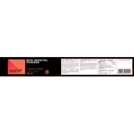 Myo-Inositol Powder 123g - 2000 mg per Serving, 60 Servings - Vegan and No Additives -Enhances Mental Clarity & Mood - Diet Supplement by MZ