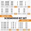 ENERTWIST 228 Pcs Screwdriver Bit Set, CR-V 1/4" Hex Shank