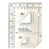 Military Protractor - Perfectly cut for Land Nav