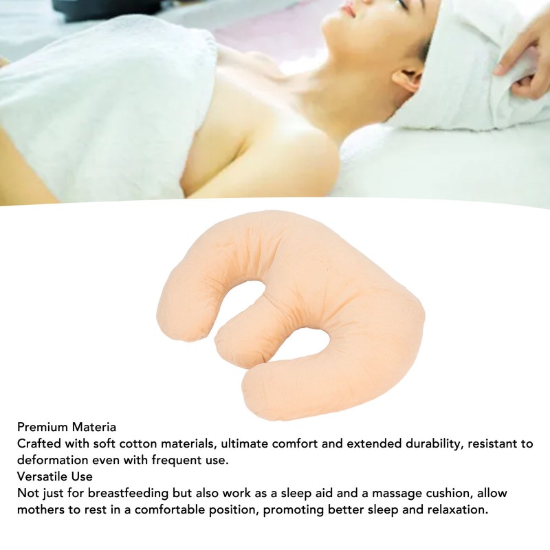 Breast Supporting Pillow Fatigue Relief Removable Chest Pillow Pad Soft
