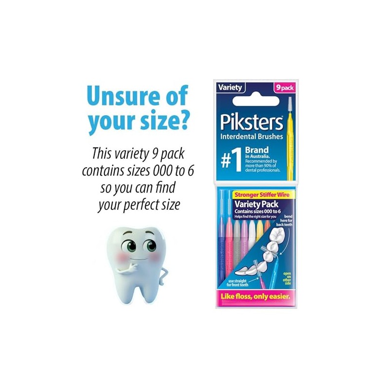 Piksters Interdental Brush Size 5 (40 Pack)