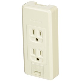 Panasonic Refine Series Exposed Arc Terminal with Grounded Double Outlet Full Terminal WKS217