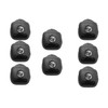 Generisch Bicycle Mudguard Clip Struts Attachment Holder Mudguard Holder (Black,