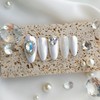 Beach shell Handmade nail tip - petit square / 비치