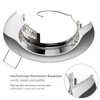 ledscom.de Recessed Ceiling mounting Frame CIRC, Round, Shiny Chrome, spotlights,