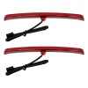 YHMTIVTU Red LED Fender Blades Brake Running Tail Light Fit