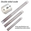 Stainless Steel Ruler, Metal Rule Precision Rule Kit Straight Edge