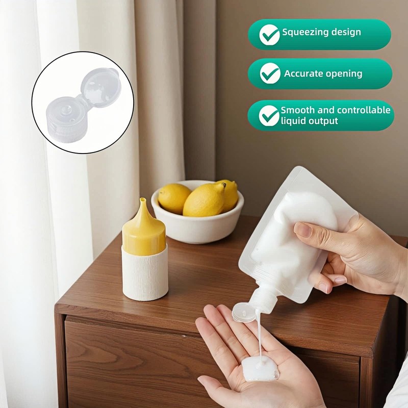 Chinshwehaw Travel Bottles Kit Leak Proof Silicone - Refillable Containers