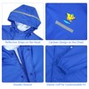 Kids Baby One Piece Rain Suit Waterproof Coverall with Hood