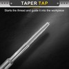 sourcing map Hand Taper Tap M2 x 0.4 H2 Metric