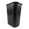 Rubbermaid Rubbermaid Commercial Products 41QT/10.25 GAL Wastebasket Trash Container, Black,