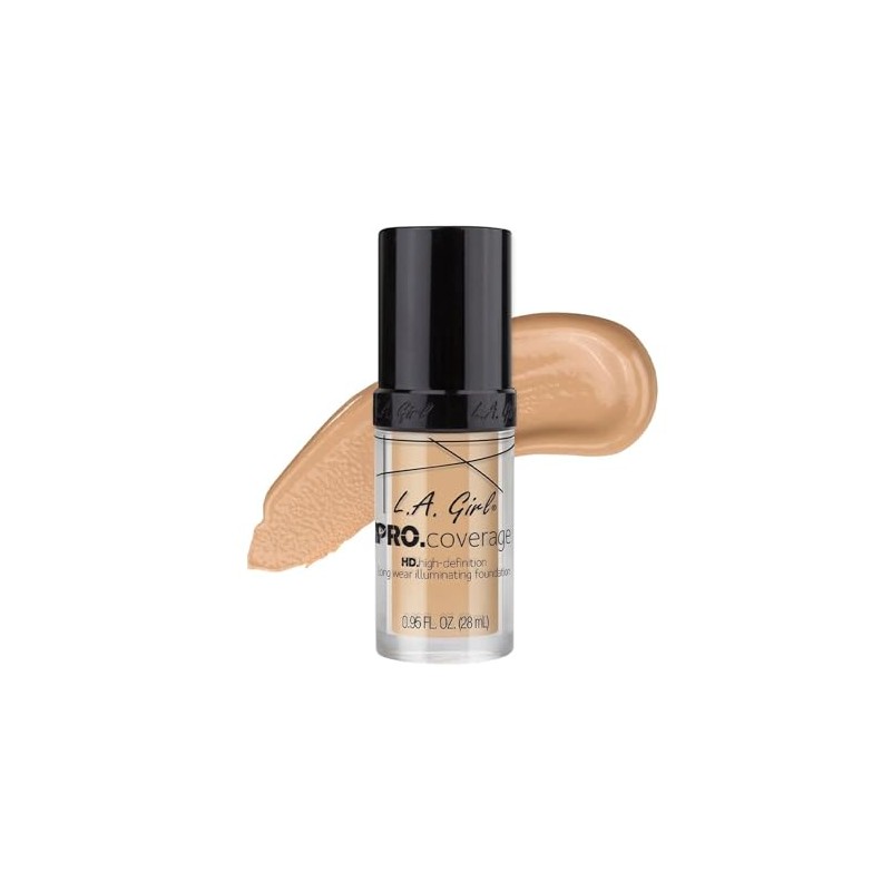 L.a. Girl Pro Coverage Liquid Foundation, Fair, 0.95 Fluid Ounce