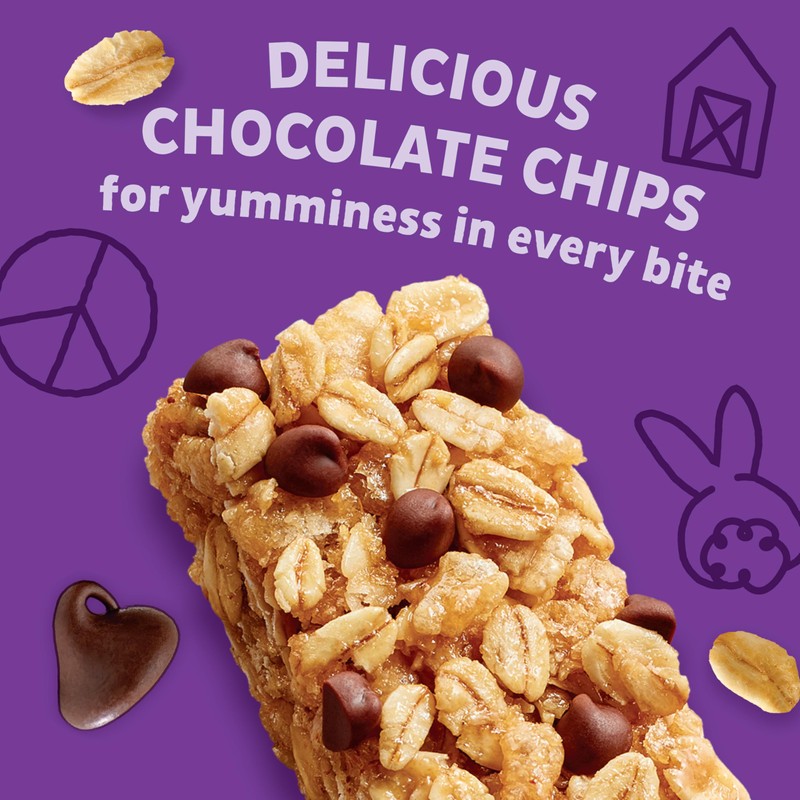 Annie's Organic Chewy Granola Bars, Chocolate Chip, 6 Bars, 5.34