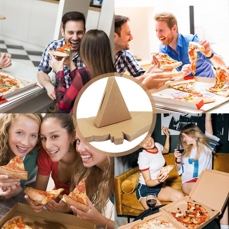 YQWIN 50Pcs Pizza Box Pizza Slice Box Pizza Slice Container