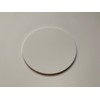 15mm Gloss White Round Disc Circle [3mm Thick] Perspex Acrylic