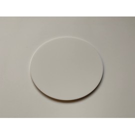 15mm Gloss White Round Disc Circle [3mm Thick] Perspex Acrylic Custom Size Cut Discs Circles.