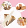 Pack of 4 Waffle Cone Rollers 14 cm Cone Baking