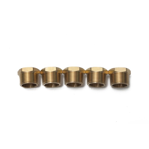 LTWFITTING Brass Pipe Hex Head Plug Fittings 3/4-Inch Male NPT