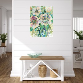 Fine Art Canvas Engaging Canvas Wall Decor by Artist Jeanette Vertentes for Living Room, Bedroom, Bathroom, Kitchen, Office, Bar, Dining & Guest Room - Ready to Hang - 24 in x 32 in