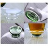 Woonsoon Chinese Glass Gaiwan Traditional Kongfu Tea Cup 170ml,Classic Tea