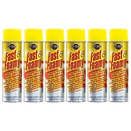 HI-TECH Fast & Foamy Carpet & Upholstery Cleaner with Upside Down Spray Nozzle (6 Pack)