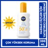NIVEA SUN SPF50 Anında Güneş Koruyucu Sprey 200ml, Hassas Ciltler