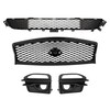 KARPAL Front Upper Lower Mesh Grille Fog Light Cover Set