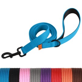 lynxking 6FT Dog Leash for Large Medium Small Dogs,Strong Durable Heavy Duty Nylon Leashes for Walking and Training, Heavy Duty 6 Foot Dog Leash with D Ring for Puppy