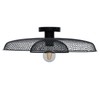 firstchoicelighting Matt Black Ceiling Light Flush Mount for Easy Fit