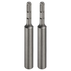HARFINGTON 2pcs SDS Max Ground Rod Driver 23/64" for 5/8" Ground Rods Driver Adapter Bits for Rotary Hammer Drill Tool 6.5" Long