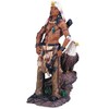 ICE ARMOR 17" H Indian Warrior with Eagle Statue Native