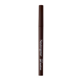Neutrogena Intense Gel Eyeliner, Eye Makeup with Antioxidant Vitamin E, Bold Precision Eyeliner, Smudge- and Water-Resistant, Dark Brown, 0.004 oz
