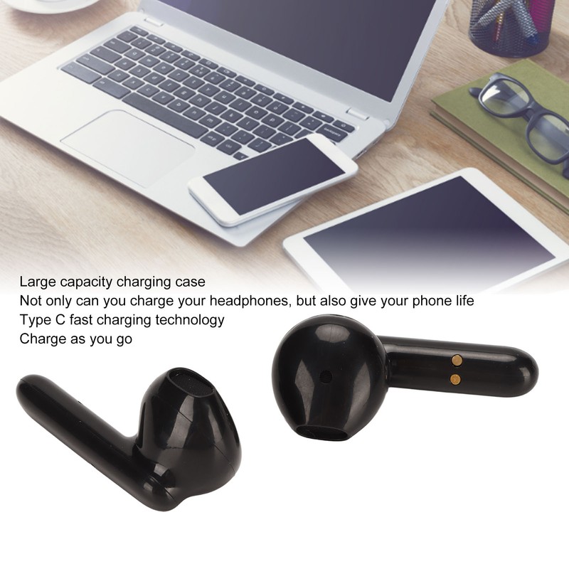 Wireless Bluetooth Earbuds LED Digital Display Stereo Fast Charging Earbuds