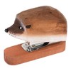 SHIDOW Wooden Animal Desk Stapler, Classic Style, Hedgehog