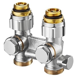 Oventrop Absperrverschraubung ZBU Multiflex F 1 / 2–Inch Male Thread x 3 / 4 ...