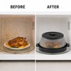 Collapsible Microwave Food Splatter Cover with Steam Vents – Foldable