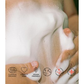 MÁDARA Organic Skin Care | Child Wash Foam, 300 ml - Organic Certified Cleanser, Gentle Enough for the Whole Family, Approved for Sensitive Skin, Soap Free Formula