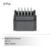PATIKIL Card Edge Connector Black Socket Straight Connection 10 Pin