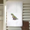 Azeeda 'Pixel Art T-Rex' Hand/Guest Towel (TL00059763)