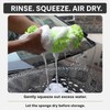 Microfiber Car Washer Sponge with Hand Strap, Chenille Wash Pad