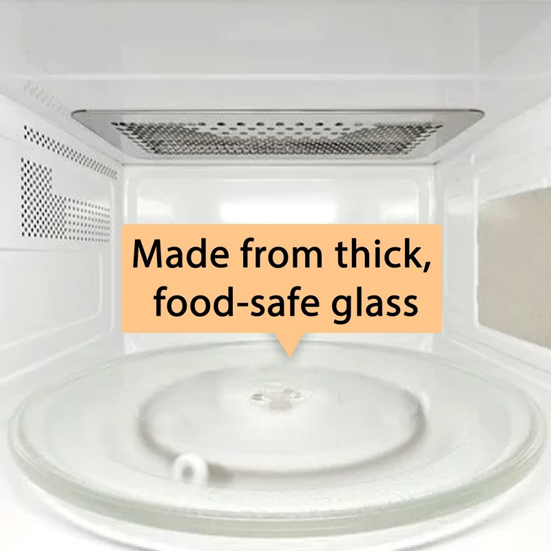 CalPalmy 12.75" Microwave Turntables Compatible with Whirlpool, Kenmore, LG, GE,